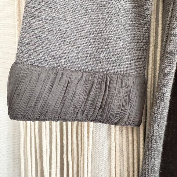 Alice + Olivia Gray Belted Sweater Dress Medium/Large holiday Winter EUC - Picture 7 of 10